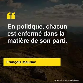 Citation François Mauriac