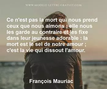 Citation de François Mauriac