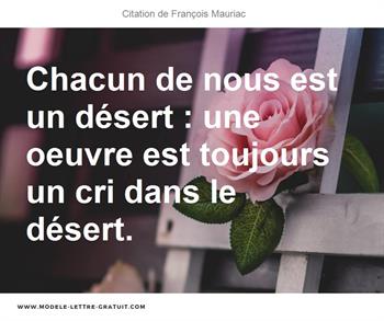 Citations François Mauriac