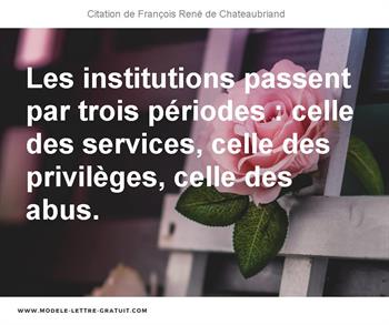 Citations François René de Chateaubriand