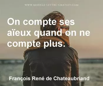 Citation de François René de Chateaubriand