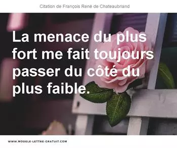 Citations François René de Chateaubriand
