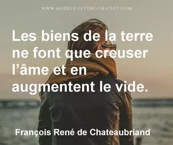 Citation de François René de Chateaubriand
