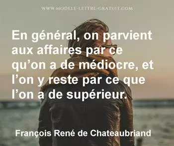 Citation de François René de Chateaubriand