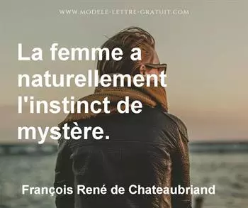 Citation de François René de Chateaubriand