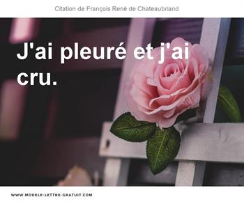 Citations François René de Chateaubriand