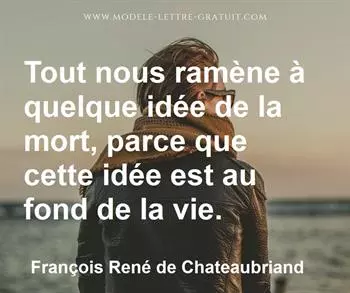 Citation de François René de Chateaubriand