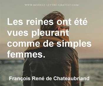 Citation de François René de Chateaubriand