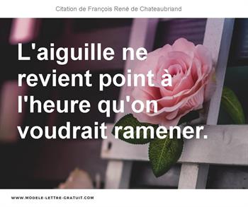 Citations François René de Chateaubriand