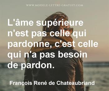 Citation de François René de Chateaubriand