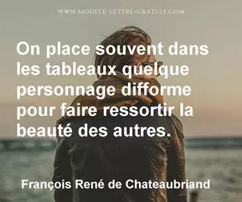 Citation de François René de Chateaubriand
