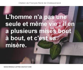 Citations François René de Chateaubriand