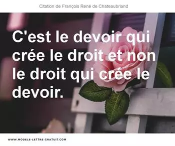 Citations François René de Chateaubriand