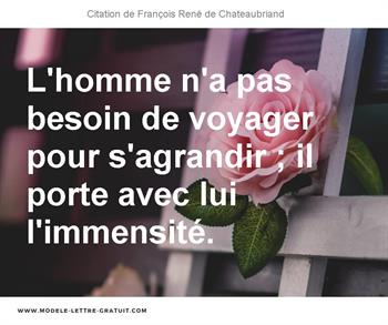 Citations François René de Chateaubriand