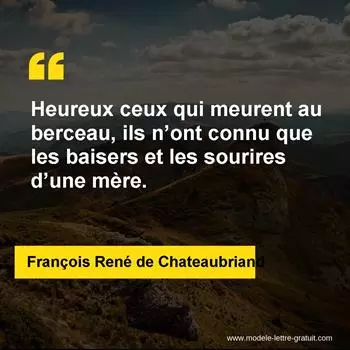 Citation François René de Chateaubriand