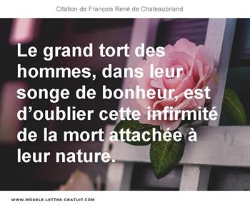 Citations François René de Chateaubriand