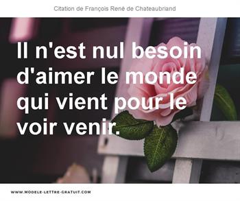Citations François René de Chateaubriand