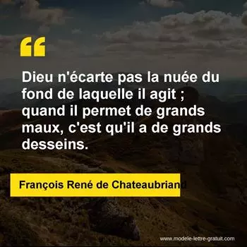 Citation François René de Chateaubriand