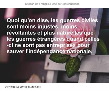 Citations François René de Chateaubriand