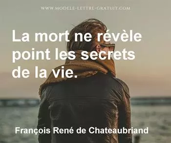 Citation de François René de Chateaubriand