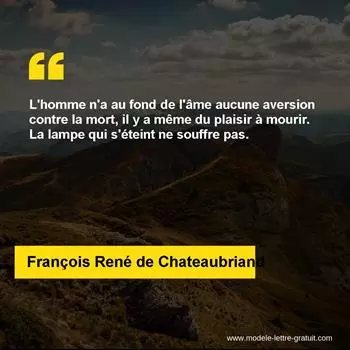 Citation François René de Chateaubriand