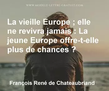 Citation de François René de Chateaubriand
