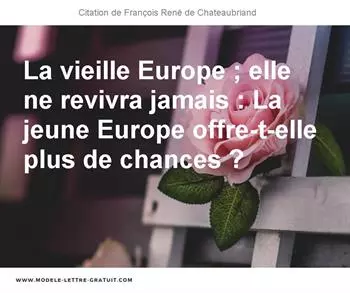 Citations François René de Chateaubriand