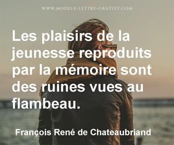 Citation de François René de Chateaubriand