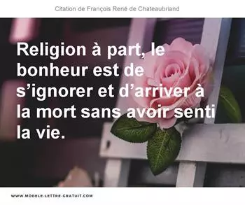 Citations François René de Chateaubriand