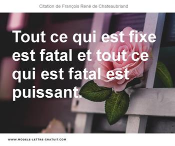 Citations François René de Chateaubriand