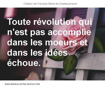 Citations François René de Chateaubriand