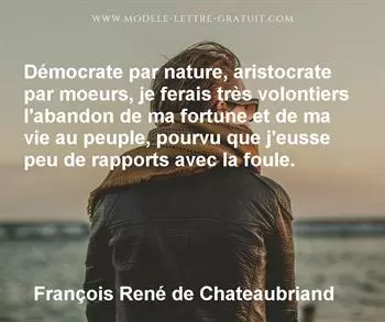 Citation de François René de Chateaubriand