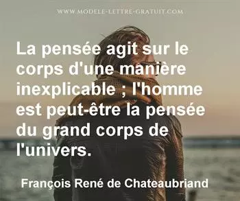 Citation de François René de Chateaubriand