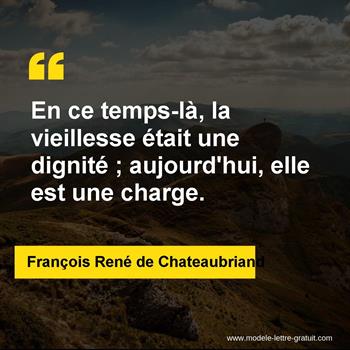 Citation de François René de Chateaubriand