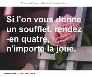Citations François René de Chateaubriand