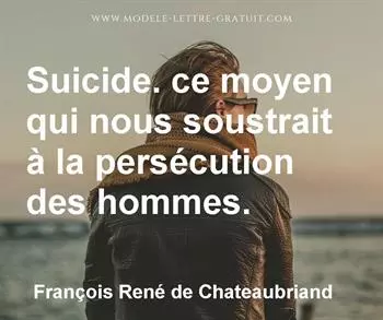 Citation de François René de Chateaubriand