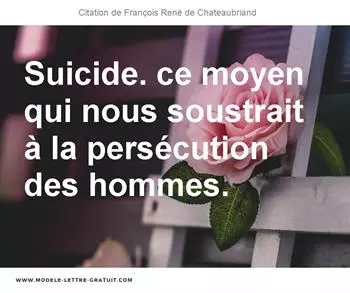 Citations François René de Chateaubriand
