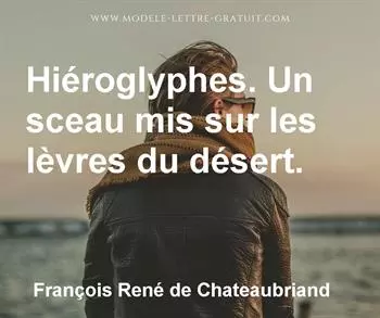 Citation de François René de Chateaubriand