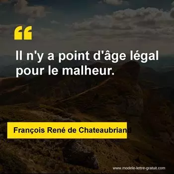 Citation François René de Chateaubriand