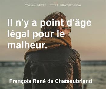 Citation de François René de Chateaubriand