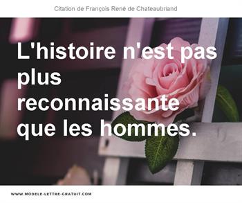 Citations François René de Chateaubriand