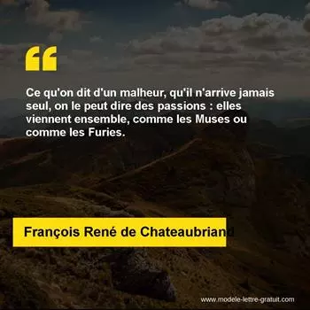 Citation François René de Chateaubriand