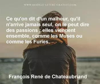 Citation de François René de Chateaubriand