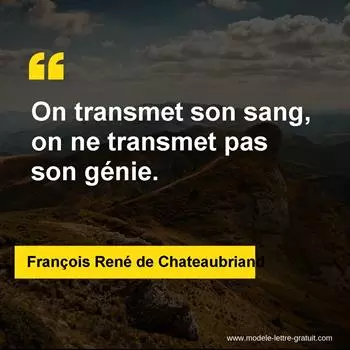 Citation François René de Chateaubriand