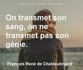Citation de François René de Chateaubriand