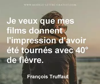 Citation de François Truffaut
