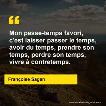 Citation Françoise Sagan