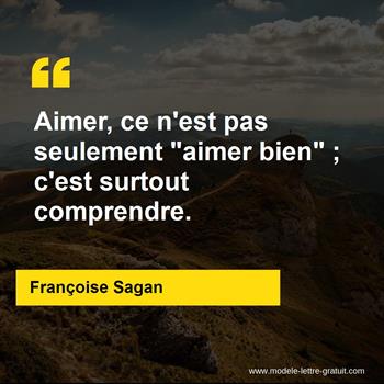 Citation de Françoise Sagan