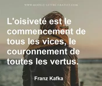 Citation de Franz Kafka
