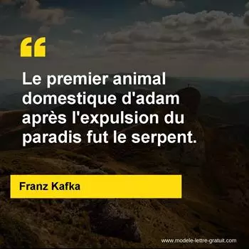 Citation Franz Kafka